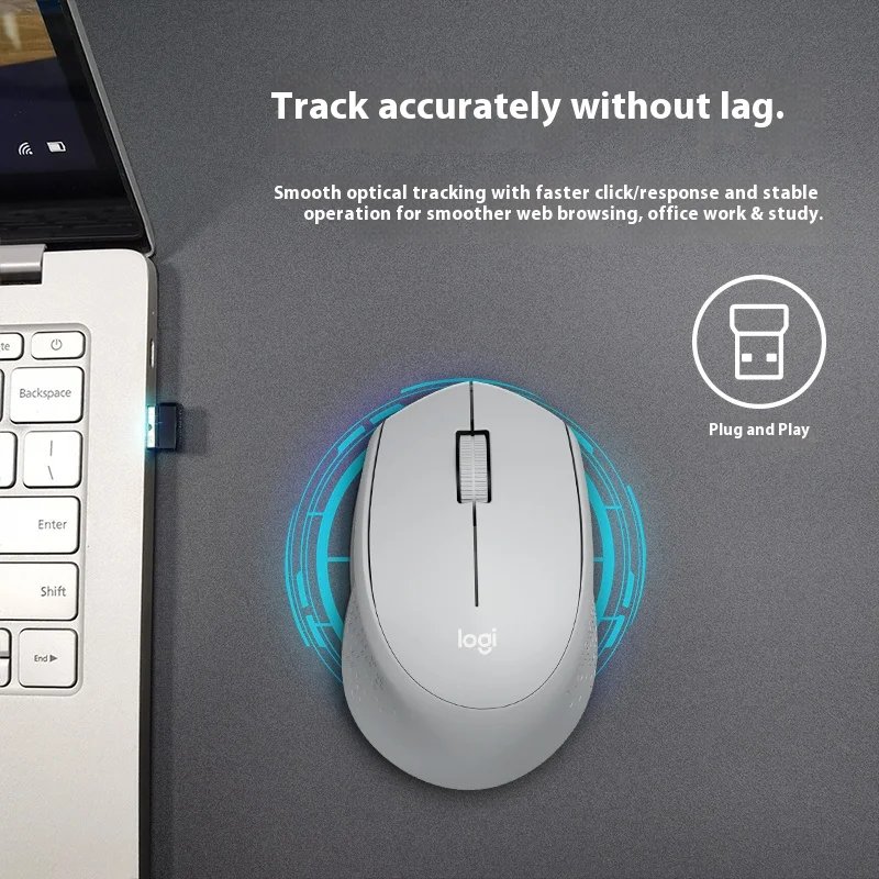 Logitech M280 Wireless Mouse – 2.4G USB Ergonomic - Image 6
