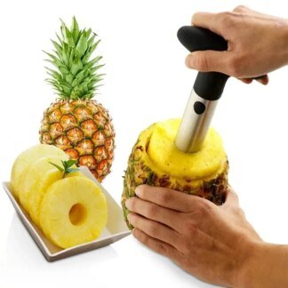 Stainless Steel Pineapple Corer Slicer & Peeler Tool
