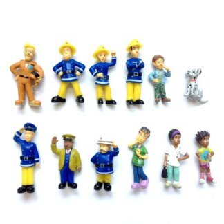 12PCS Firefighter PVC Figures, Cartoon Anime, Perfect Birthday/Christmas Gift for Kids