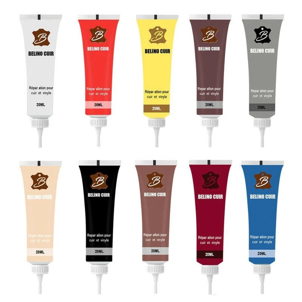 Leather Repair Gel for Car Seats, Sofas & Vinyl – 20ml