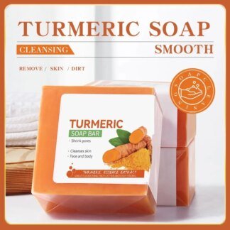 Handmade Turmeric Brightening Soap for Face & Body