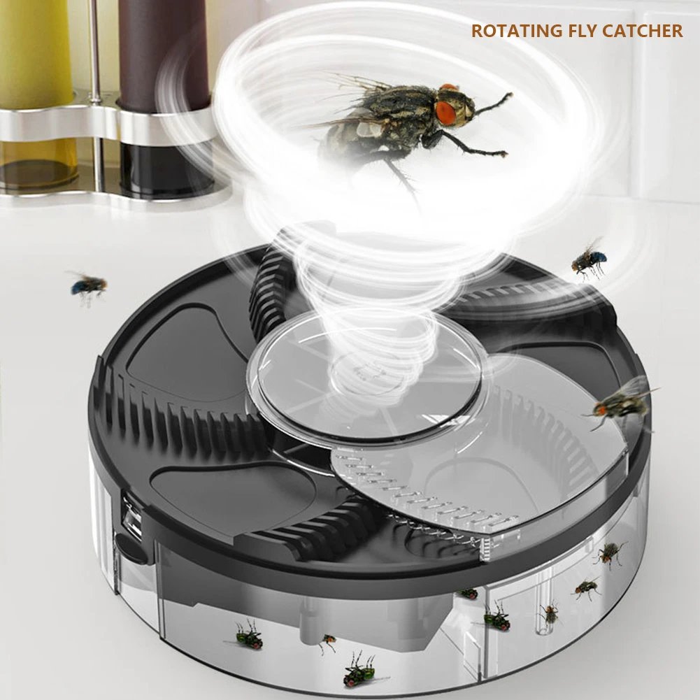 Electric Fly Trap Catcher – USB Rechargeable, 1200mAh - Image 3