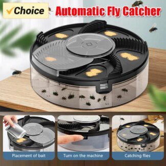 Electric Fly Trap Catcher – USB Rechargeable, 1200mAh