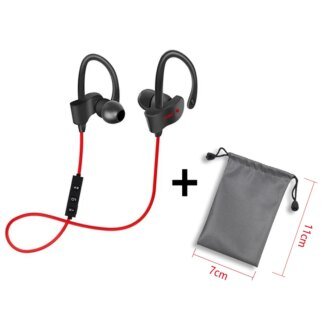 Wireless Bluetooth Sport Earphones with Mic – Sweat-Proof