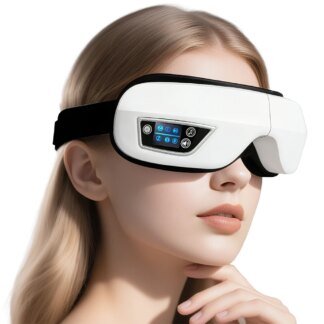Electric Eye Massager with Bluetooth, Heat & Air Pressure