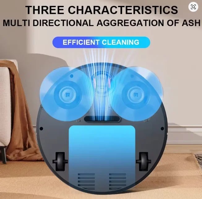 Robot Vacuum Cleaner 3-in-1 Sweep Mop Vacuum 1500Pa Auto Nav - Image 3