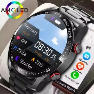 Men's ECG Smart Watch with Bluetooth Calls – IP67 Waterproof