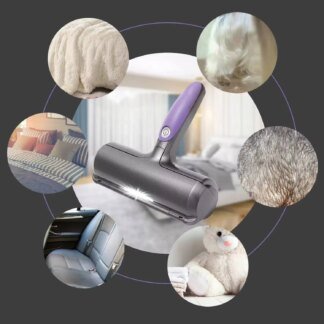 Self-Cleaning Pet Hair Remover with Microfiber Roller