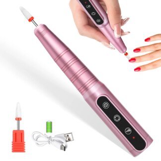 Cordless Rechargeable Nail Drill – 3-Speed, Low Noise