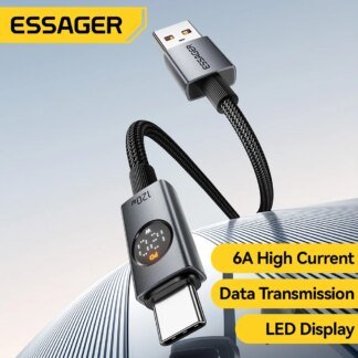 Essager 120W USB-C Cable 7A Fast Charging for Xiaomi