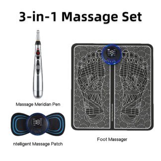 EMS Foot Massager Mat with 8 Modes & 19 Intensity Levels