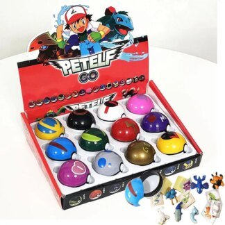 Pokémon Poké Ball Figures Set of 12 – 5cm PVC Toy Gift