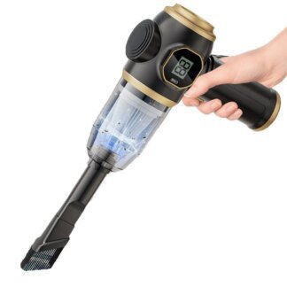 Portable Car Vacuum Cleaner – Cordless, Compact & High Suction