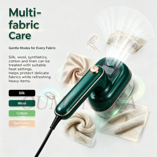 Handheld Garment Steamer & Travel Iron – 50ml, 200°C AU plug