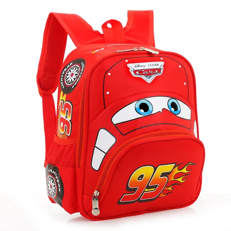 Disney car children's bag kindergarten boy safety backpack primary school students 3-6 years old - Image 2