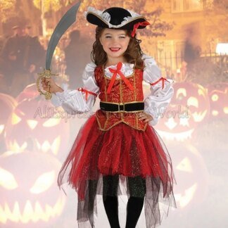 Girls' Pirate Costume Kids Halloween & Party Cosplay Outfit