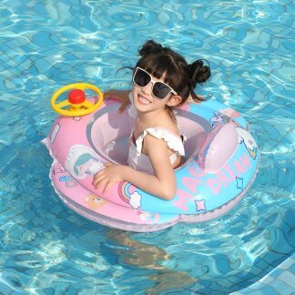 Toddler Pool Float Ring – Animal Theme for Ages 0–3