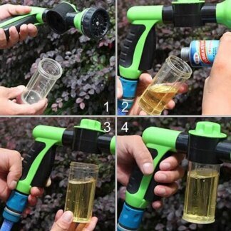 3-Gear Adjustable Foam Car Wash Spray Bottle | High Pressure