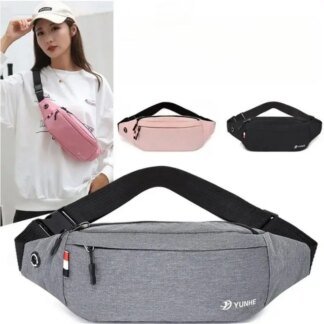 Men's Fanny Pack Large Belt Bag Waist Pouch for Travel