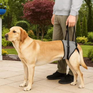 Dog Rear Leg Support Harness with Detachable Handle
