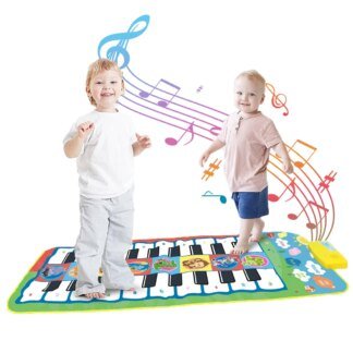 Kids Piano Dance Mat with 20 Keys & 8 Instrument Sounds