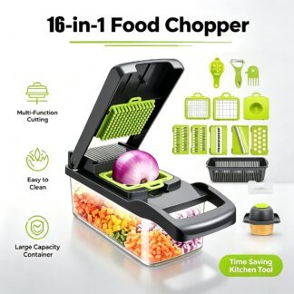 Food Chopper 16-in-1: Effortless Must-Have Kitchen Gadget