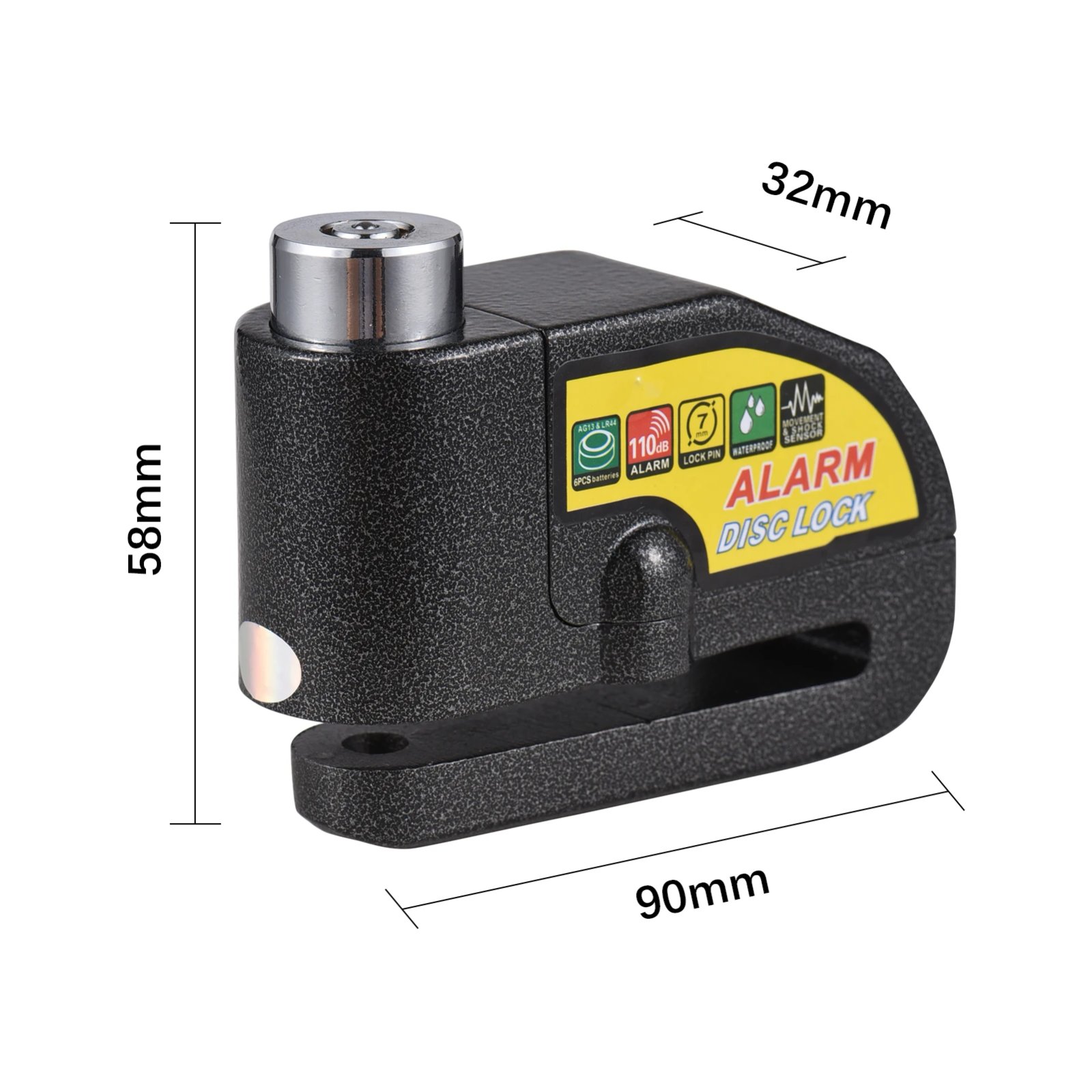Disc Lock Alarm: Must-Have 110dB Motorcycle Anti-Theft Guard - Image 6