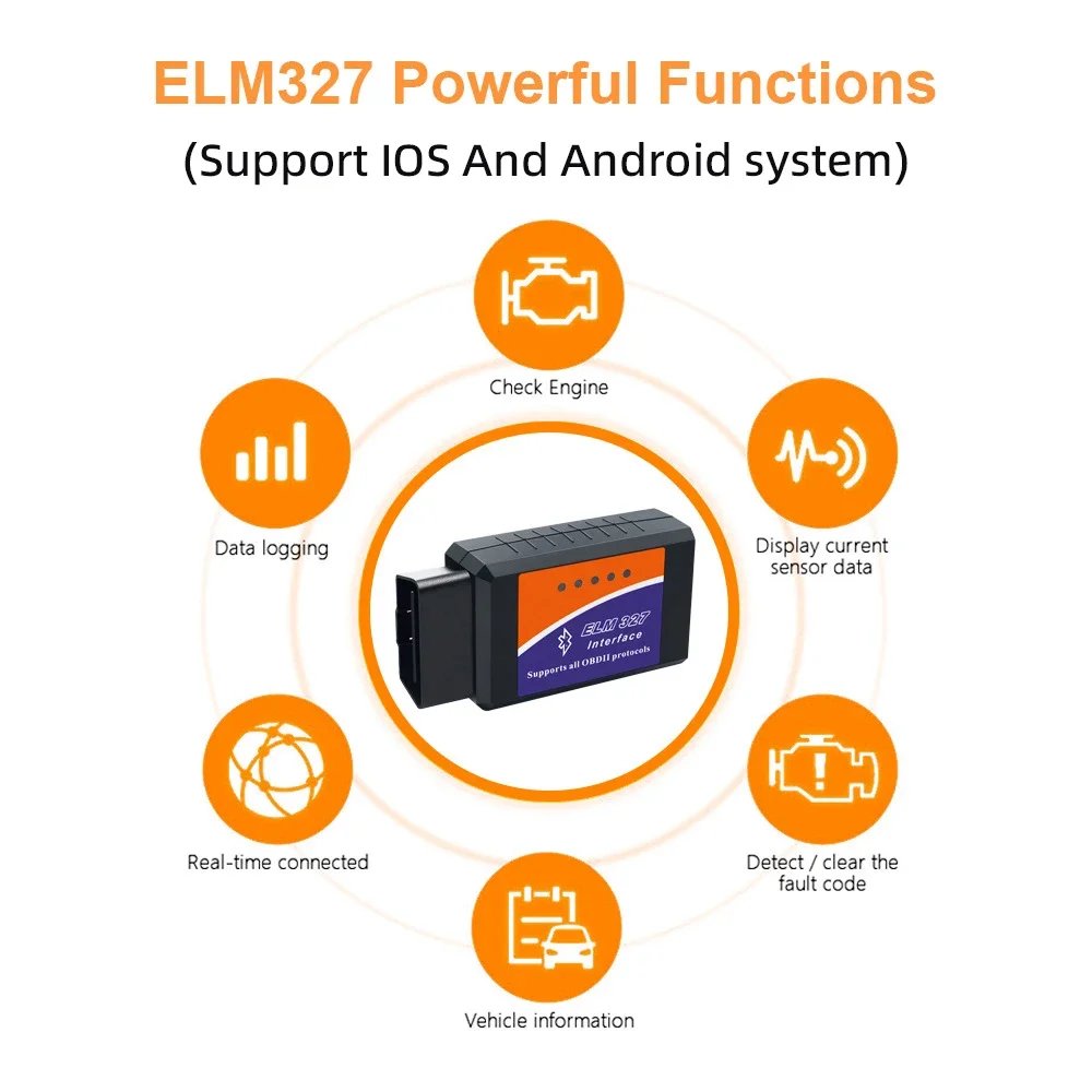 ELM327 V2.1 OBD2 Scanner Bluetooth Car Diagnostic Tool For Android /IOS - Image 4