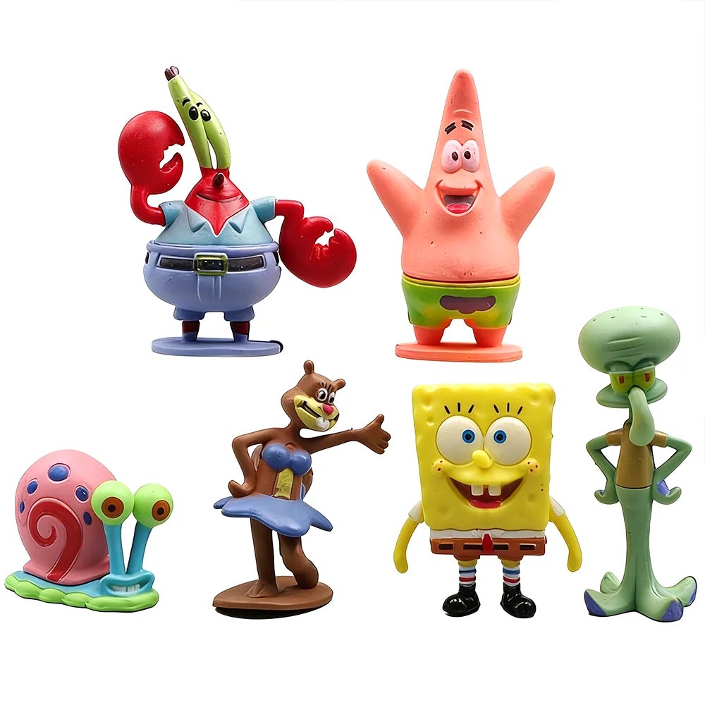 SpongeBob SquarePants Mini Figures Set – 6 or 8 Pack