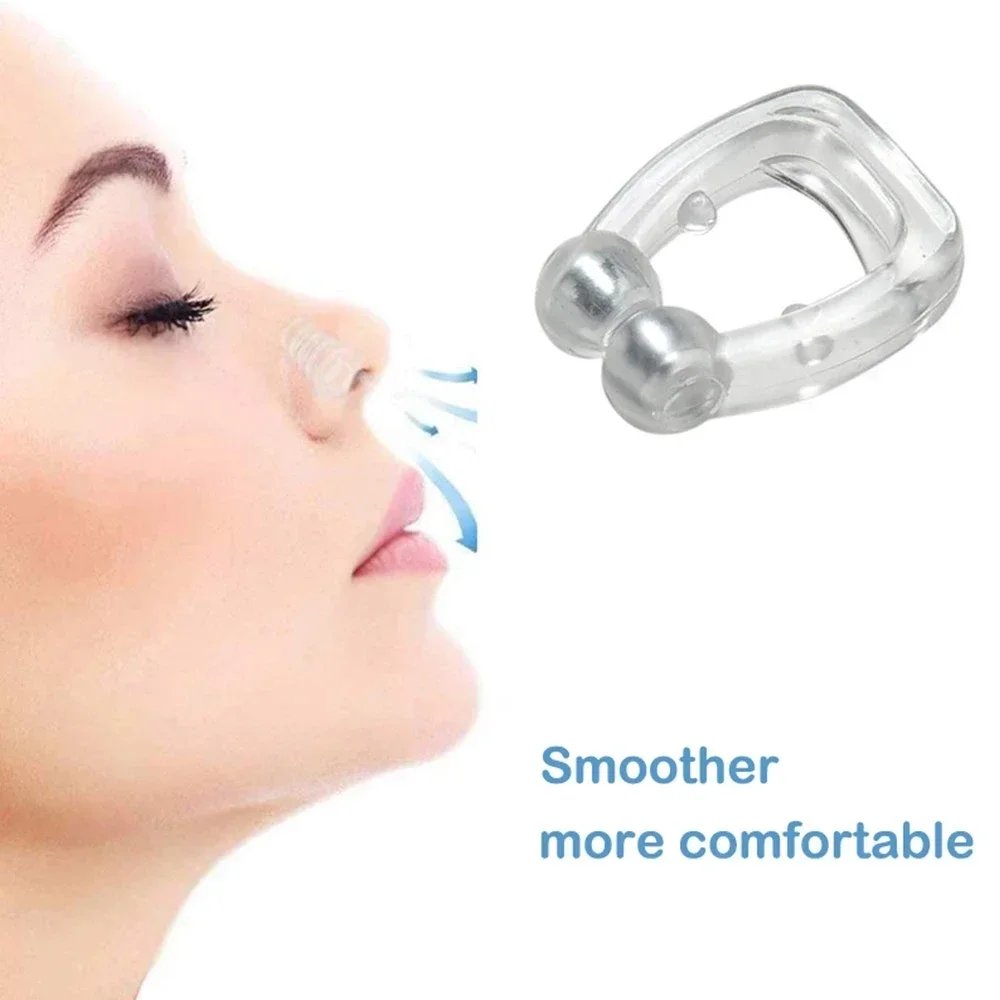 Magnetic Anti-Snore Nose Clip | Silicone Sleep Aid Device - Image 5