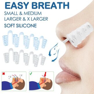 Silicone Anti-Snoring Nose Clip | Nasal Dilator Sleep Aid