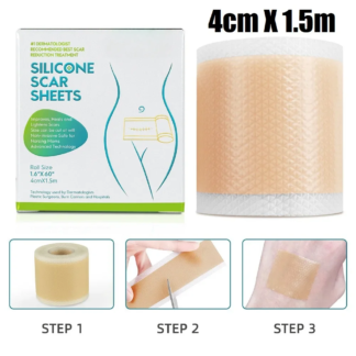 Silicone Scar Tape Roll – Self-Adhesive Sheet (4cm x 150cm)