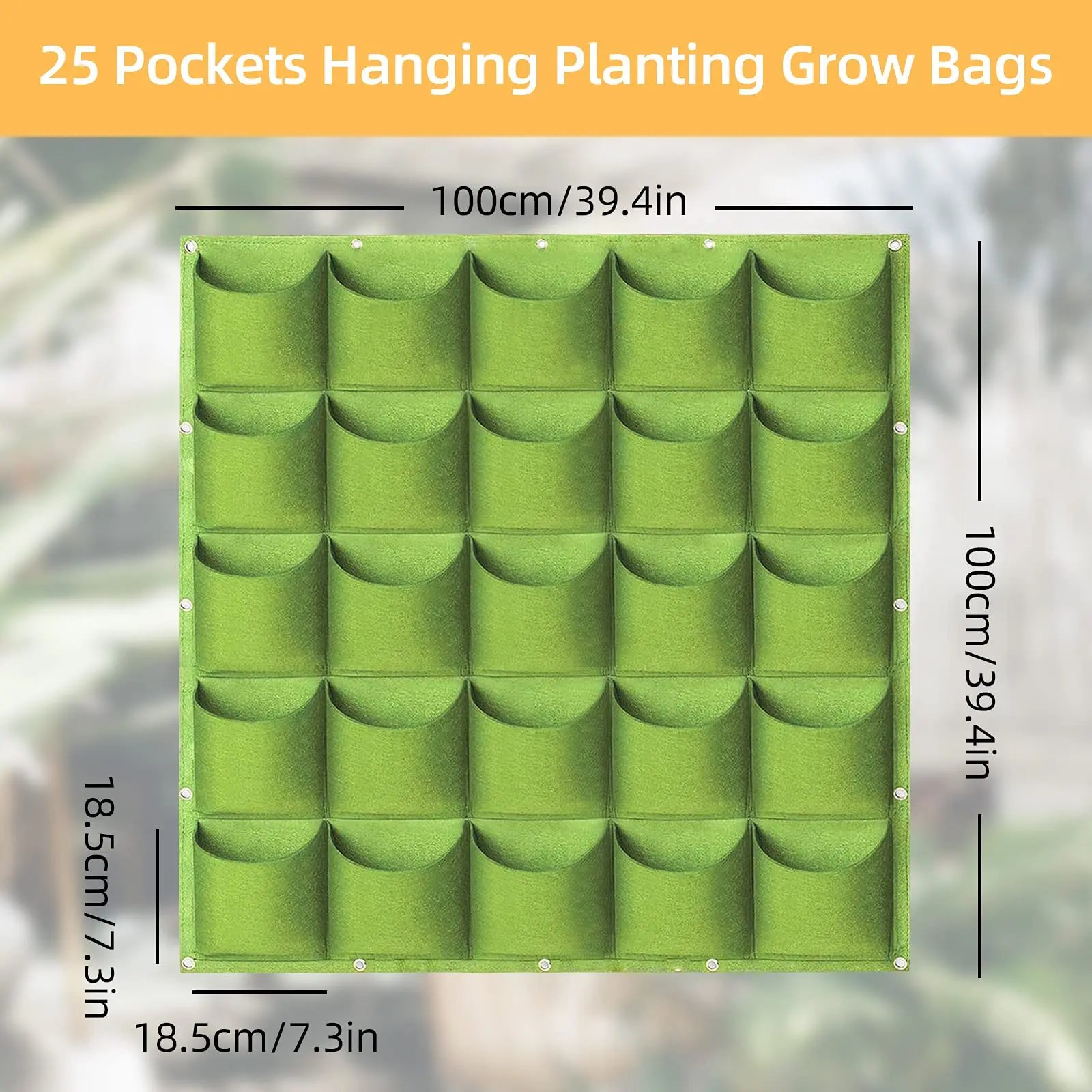 1PC-25 Pockets Green