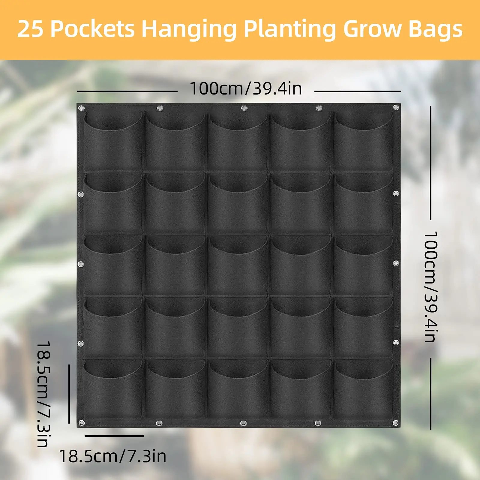 1PC-25 Pockets Black