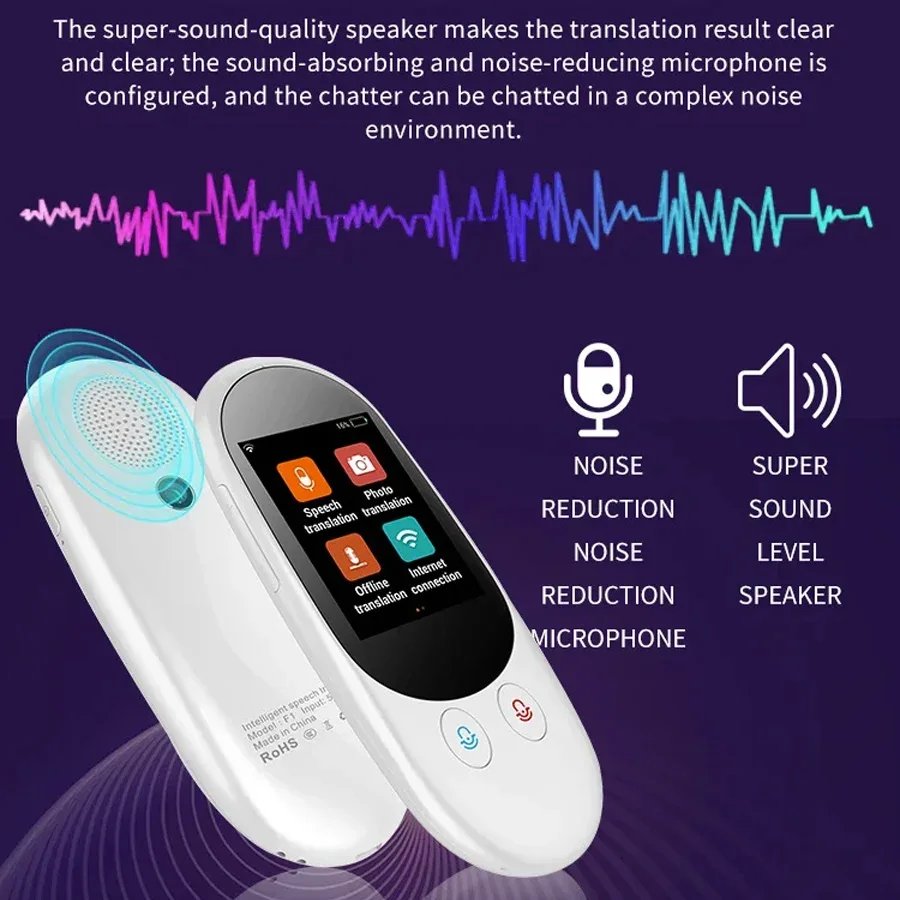 F1 Translator: Must-Have Device for Effortless 126-Language Translation