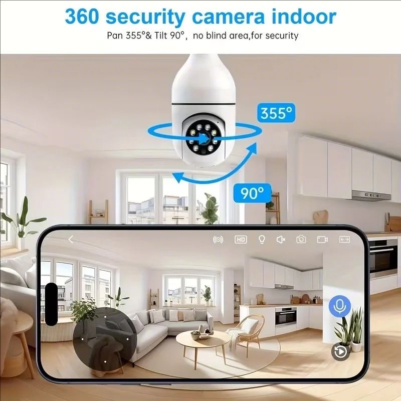 4G WiFi Bulb Camera: Best Affordable AI Security Cam - Image 4