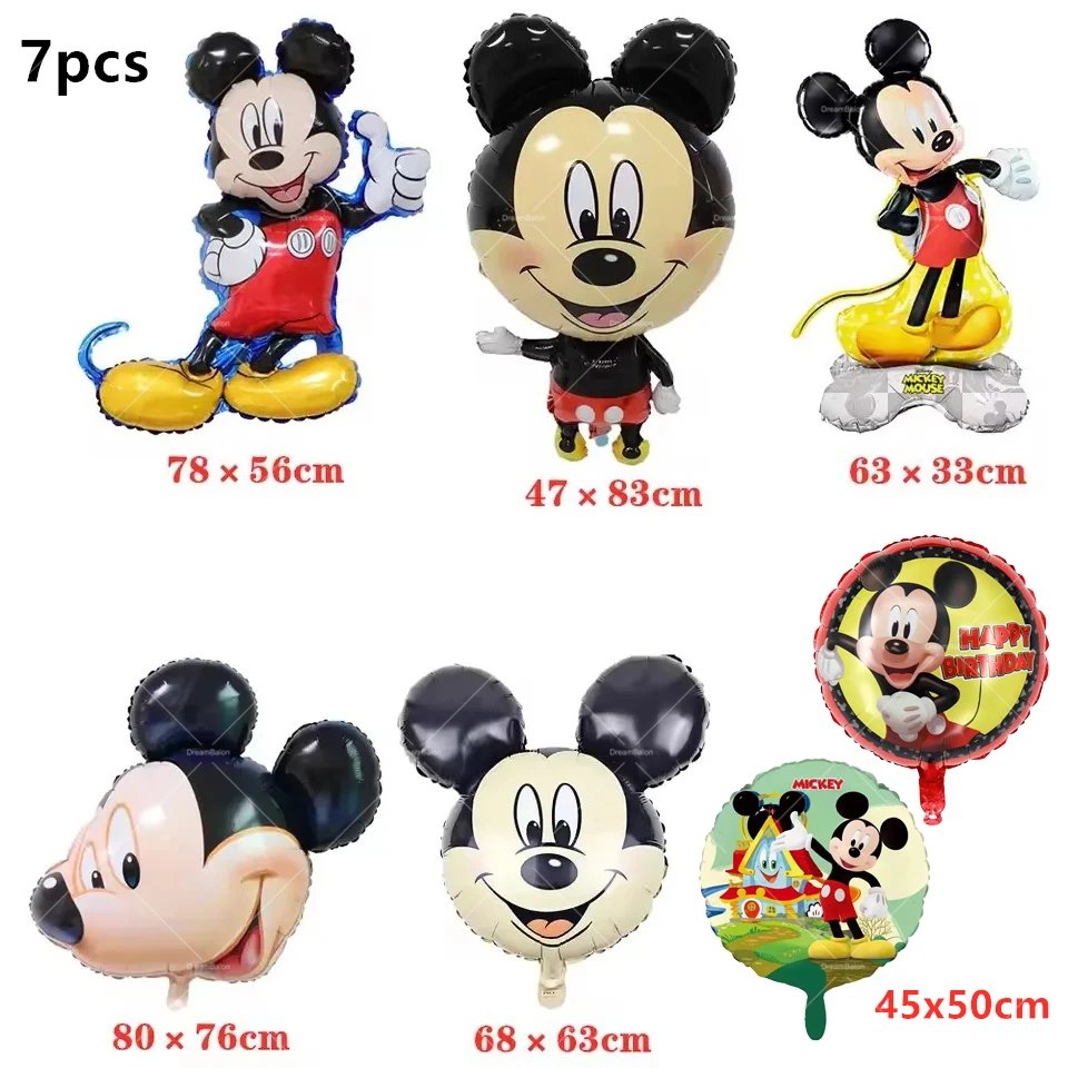 7pcs Foil Balloons