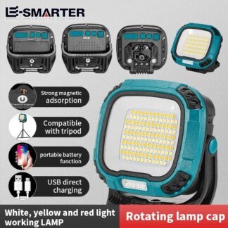 Portable LED Spotlight Lantern: Best Rechargeable Magnetic Camping Lamp