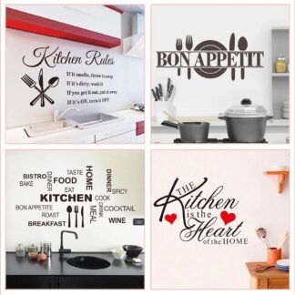 Kitchen Wall Decals: Stunning Bon Appetit Quotes, Best Decor