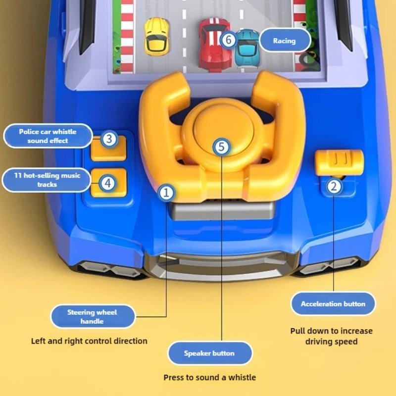 Racing Game Machine: Exclusive Best Kids Driving Toy Console - Image 5