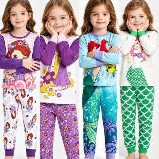 Girls Elsa Princess Pajama Set - Stunning & Affordable Sleepwear