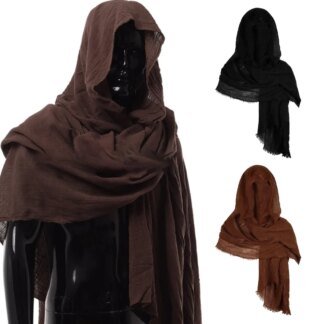 Medieval Costume Scarf: Must-Have Pirate Hood Cloak for Halloween