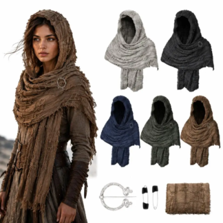 Medieval Hooded Shawl Scarf – Must-Have Cosplay Cloak