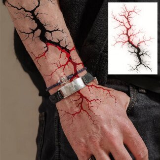 Lightning Tattoo Sticker - Stunning, Affordable Waterproof Design