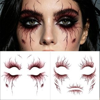 Fake Tattoo Stickers: Stunning Vein Design for Halloween Fun
