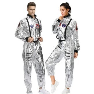 Silver Spacesuit Astronaut Cosplay Set – Stunning & Affordable