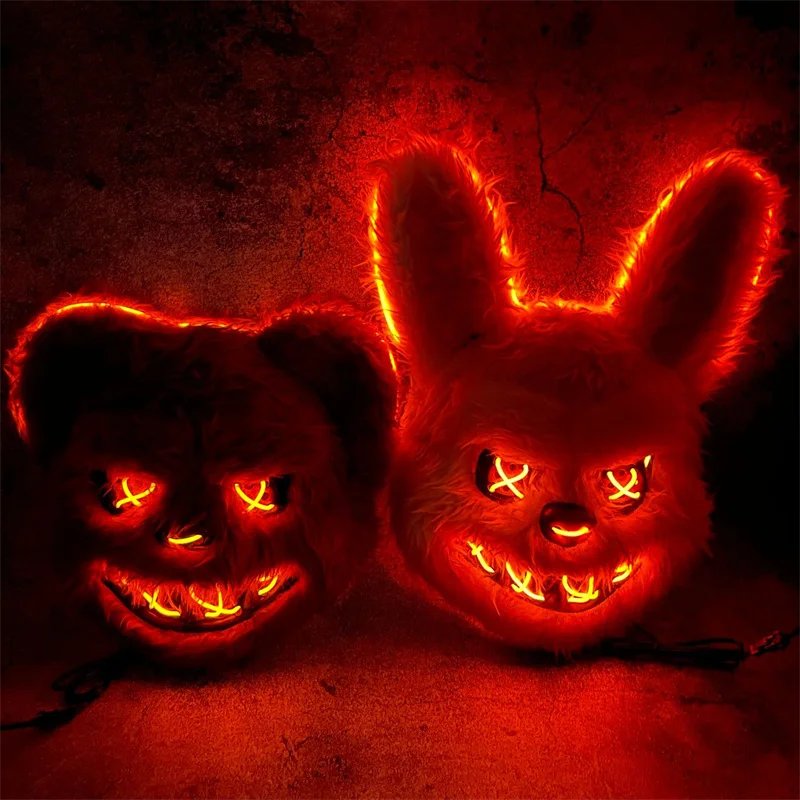 LED Rabbit Mask: Stunning Glowing Masquerade for Best Halloween Party - Image 5
