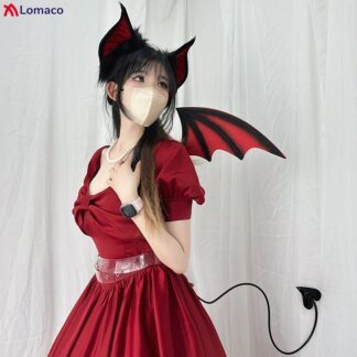 Little Demon Witch Cosplay Costume Accessories - Best Halloween Set