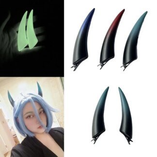 Devil Horn Hair Clips: Must-Have Glowing Gothic Halloween Accessory