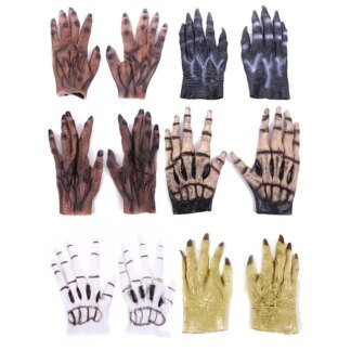 Halloween Party Thriller Props Gloves - Best Spooky Accessories